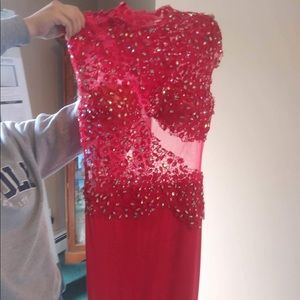 Red prom dress